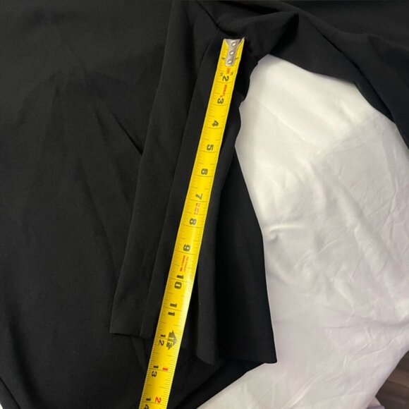 mack + liam High Rise Wide Leg Cropped Pants Culottes Black 2X - Picture 6 of 8